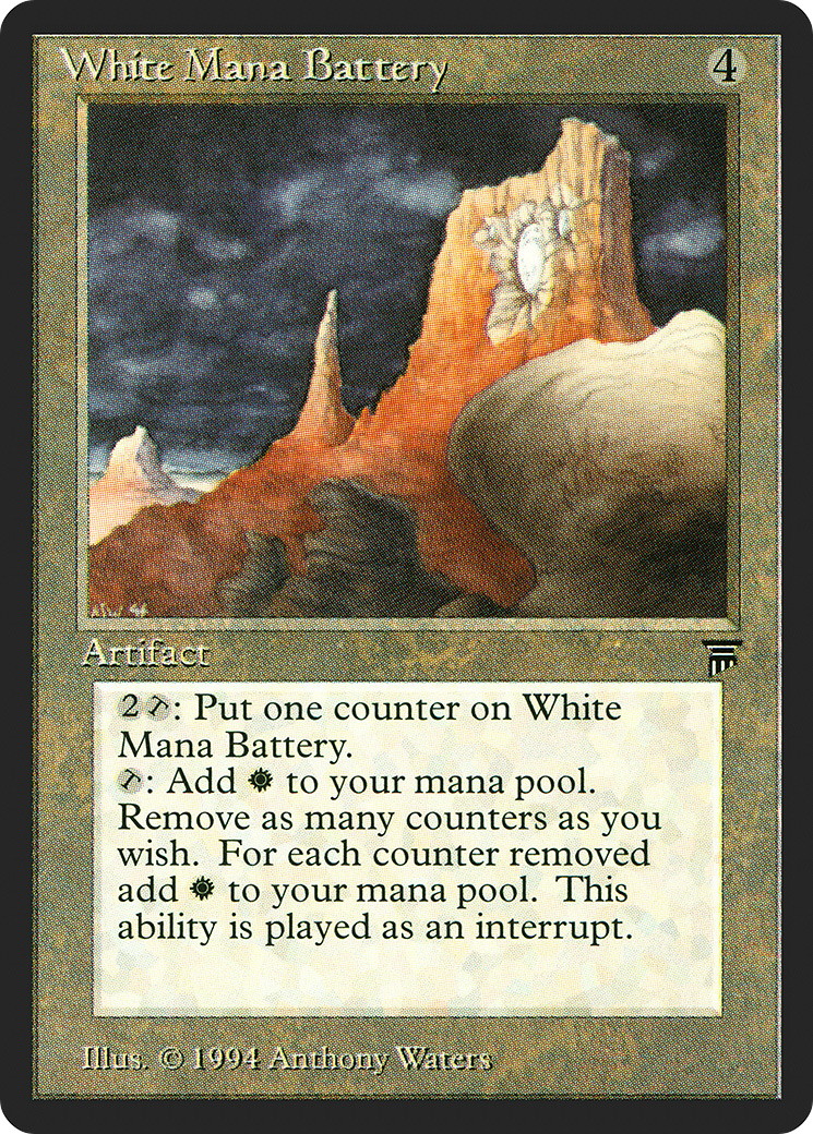White Mana Battery (LEG-) - Legends