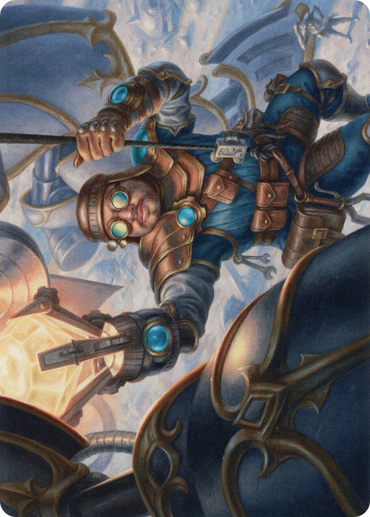 Powerstone Engineer // Powerstone Engineer (ABRO-002) - The Brothers' War Art Series (Borderless) Foil