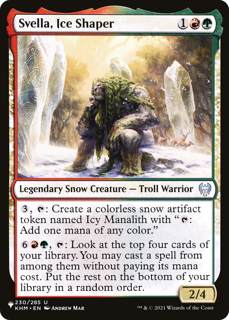 Svella, Ice Shaper (LIST-230/285) - The List: (snow)