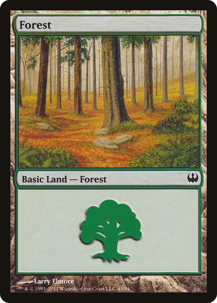 Forest (45) (DDG-045) - Duel Decks: Knights vs. Dragons