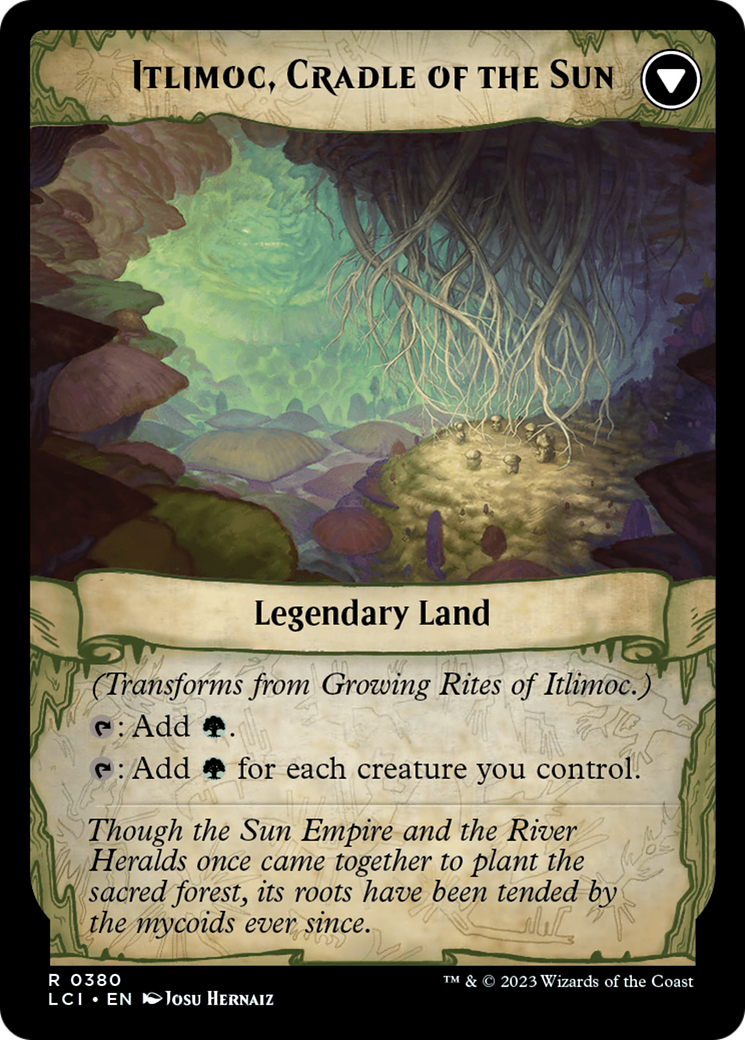 Growing Rites of Itlimoc (Extended Art) (LCI-380) - The Lost Caverns of Ixalan: (Extended Art) Foil