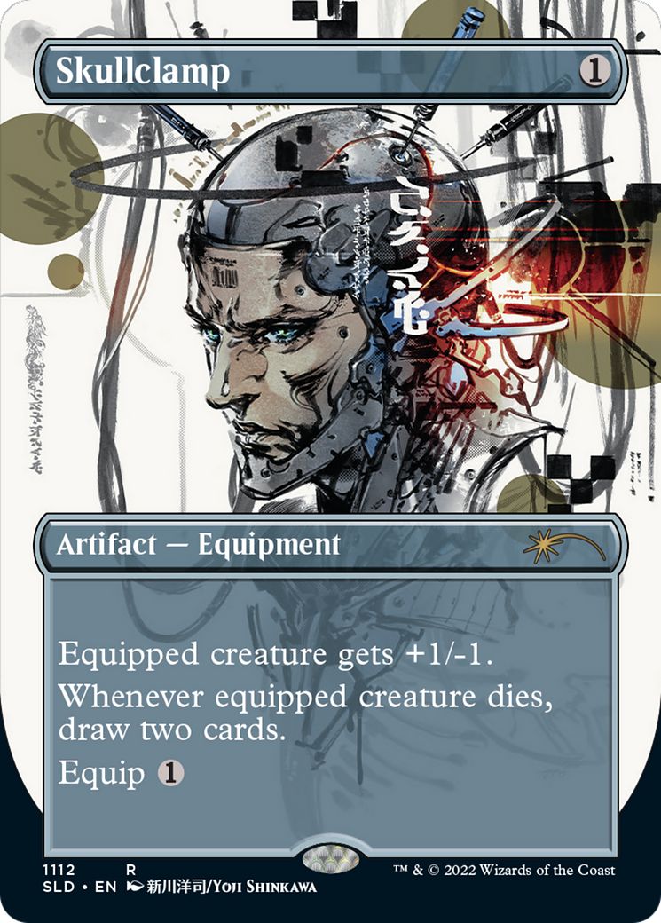 Skullclamp (Borderless) (SLD-1112) - Secret Lair Drop (Borderless) Foil