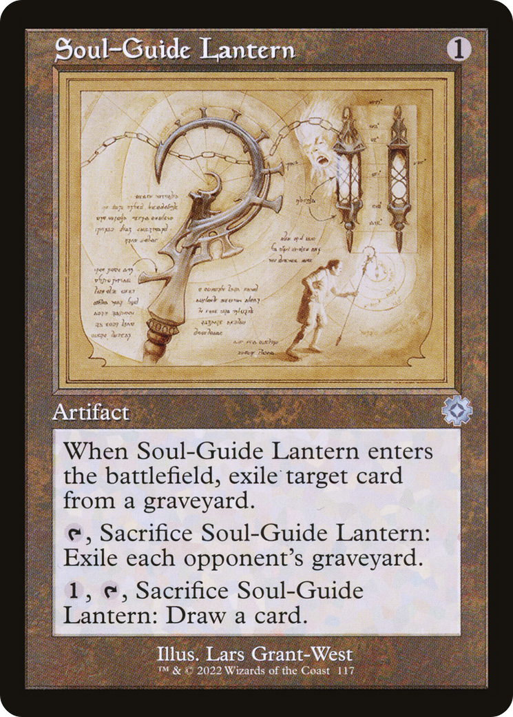 Soul-Guide Lantern (Schematic) (BRR-117) - The Brothers' War Retro Artifacts Foil