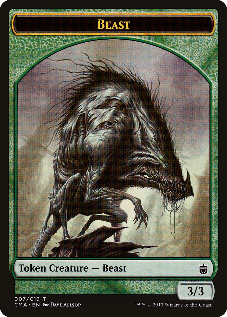 Beast Token (007) (CMA-007) - Commander Anthology Tokens