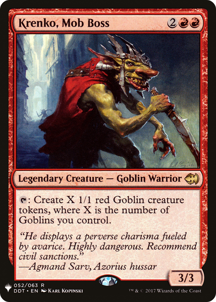 Krenko, Mob Boss (LIST-052) - The List
