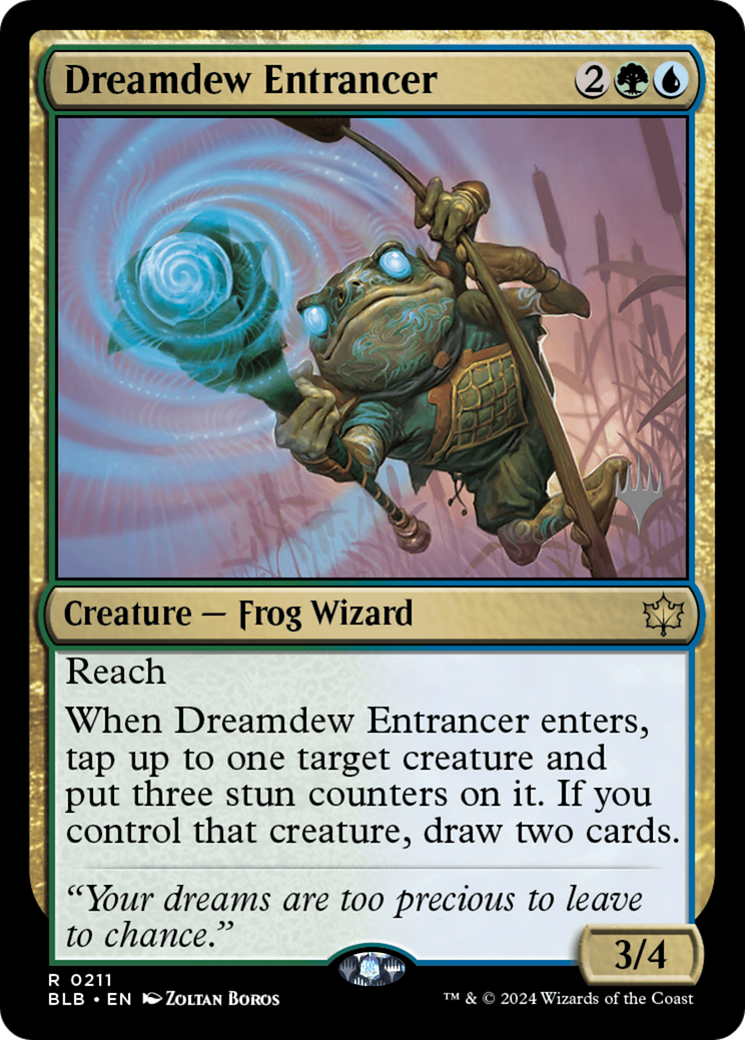 Dreamdew Entrancer (PPBLB-211) - Bloomburrow Promos Foil