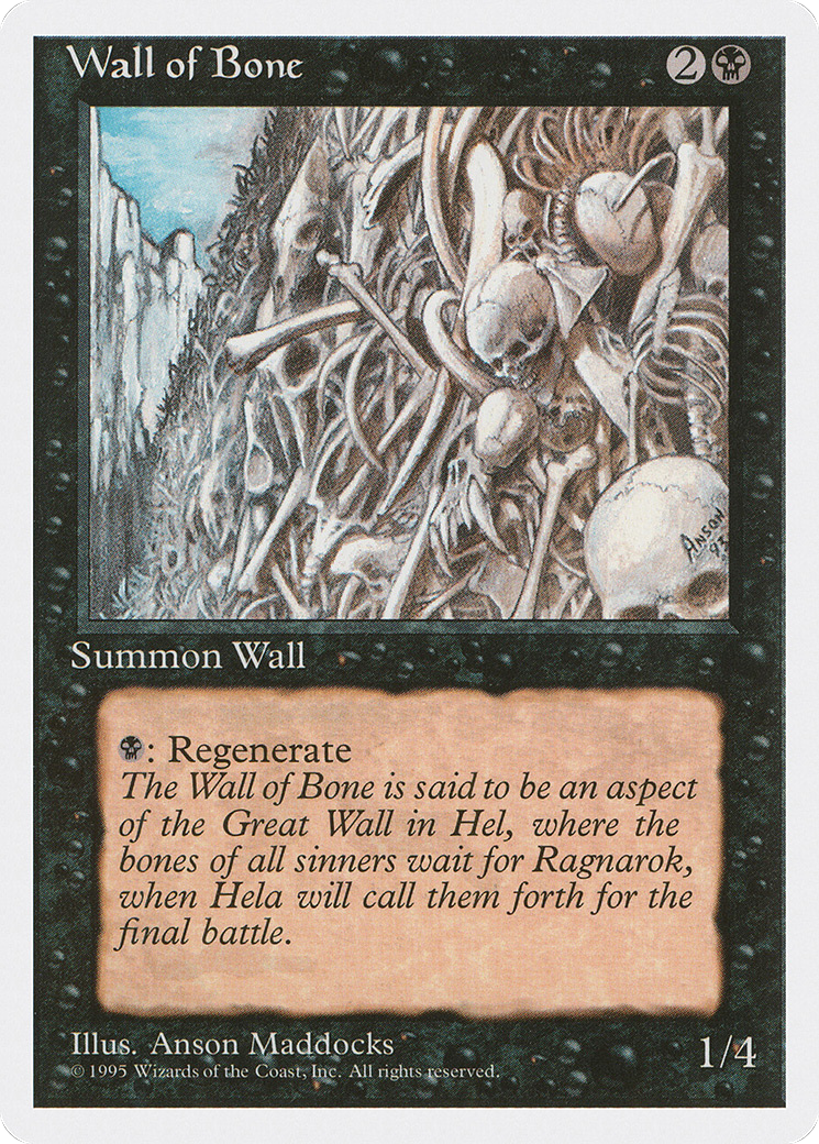 Wall of Bone (4ED-) - Fourth Edition