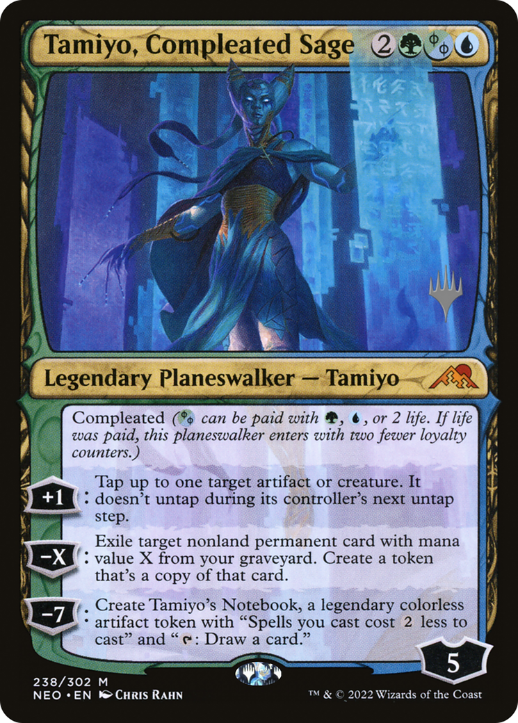Tamiyo, Compleated Sage (PPNEO-238) - Kamigawa: Neon Dynasty Promos Foil