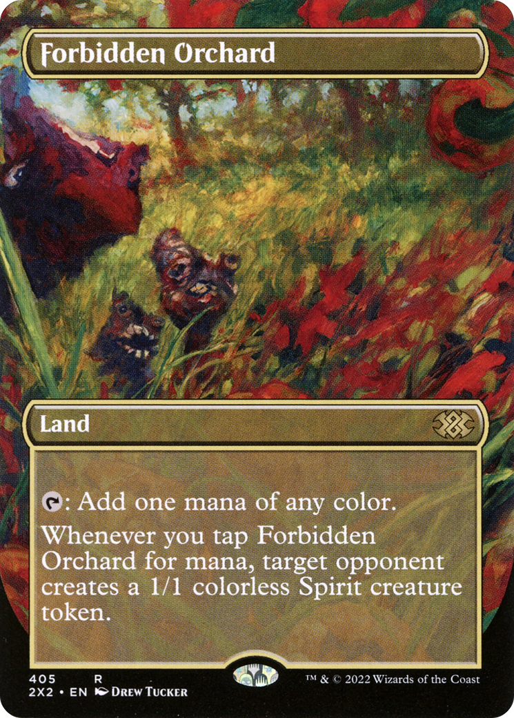 Forbidden Orchard (Borderless) (2X2-405) - Double Masters 2022 (Borderless)