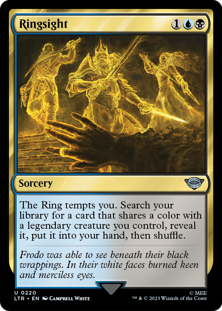 Ringsight (LTR-220) - The Lord of the Rings: Tales of Middle-earth Foil