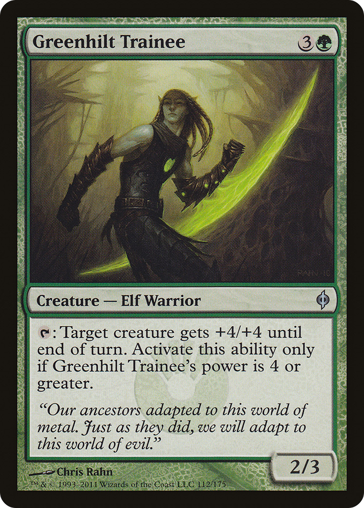Greenhilt Trainee (NPH-112) - New Phyrexia