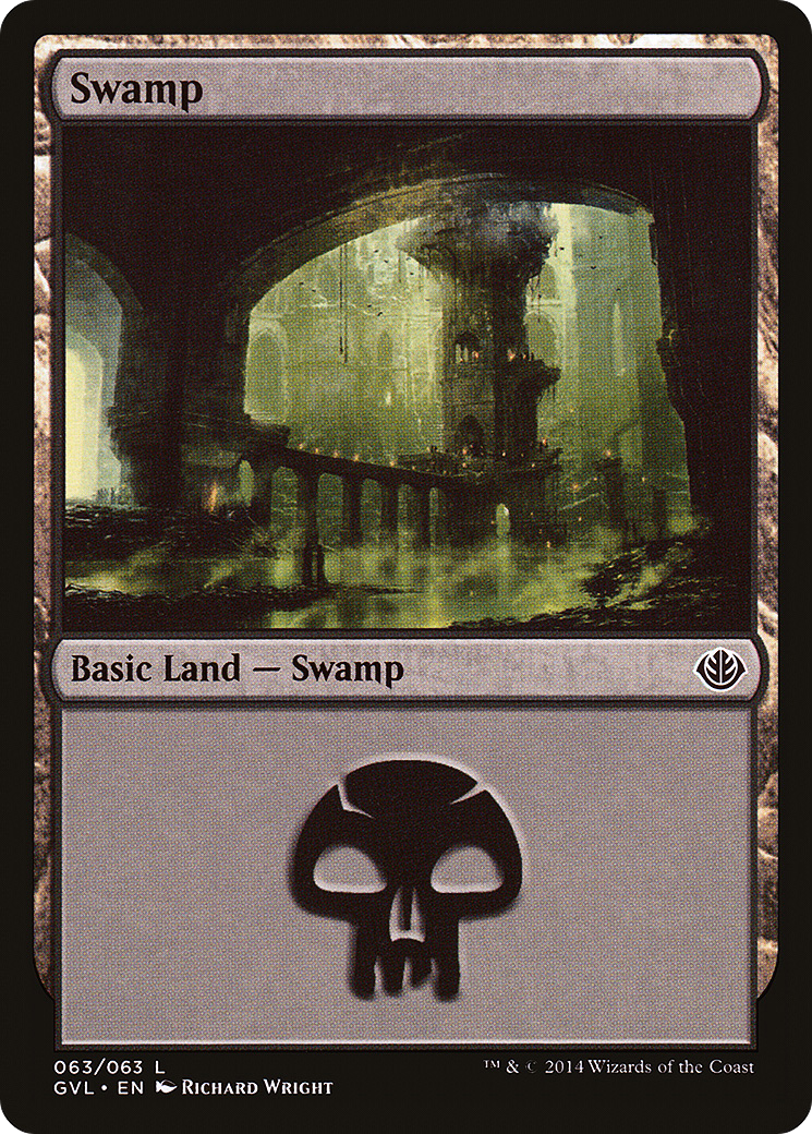 Swamp (63) (Garruk vs. Liliana) (DD3-063) - Duel Decks Anthology: Garruk vs. Liliana