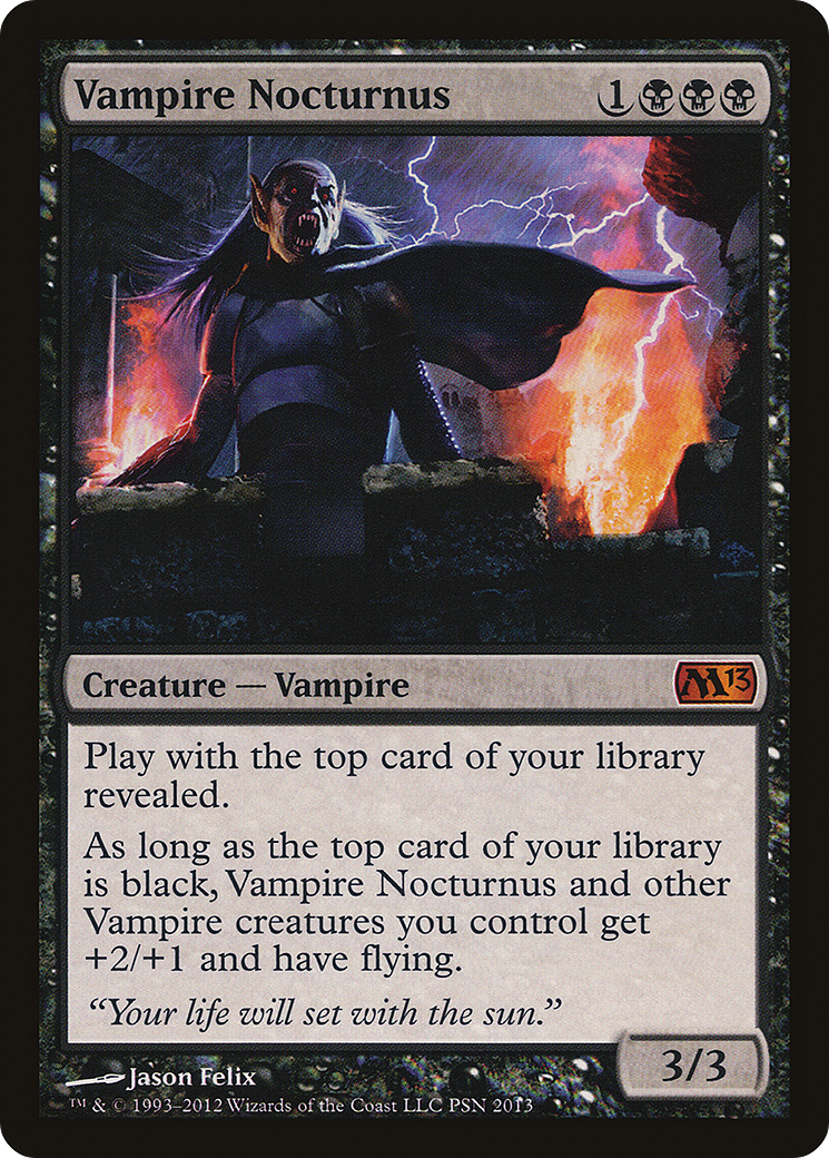 Vampire Nocturnus (MEDIA-PSN 2013) - Duels of the Planeswalkers 2013 Promos