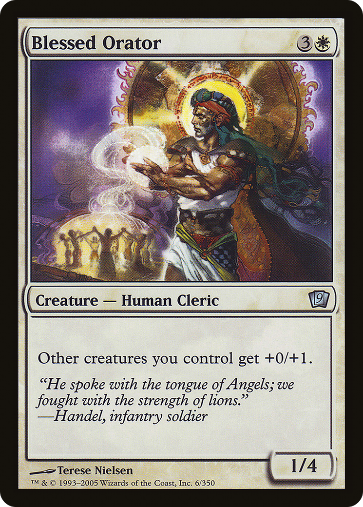 Blessed Orator (9ED-006) - 9th Edition Foil