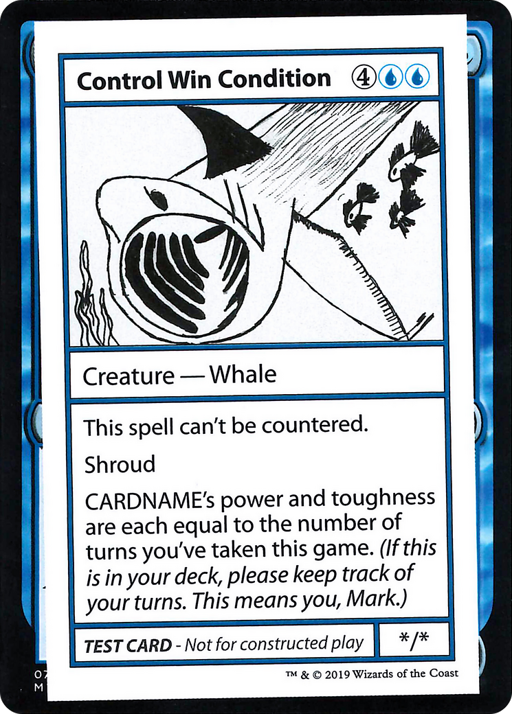 Control Win Condition (No PW Symbol) (CMB1-019) - Mystery Booster Playtest Cards 2021
