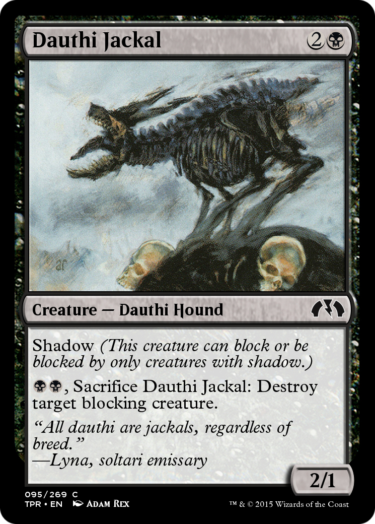 Dauthi Jackal (TPR-095) - Tempest Remastered Foil