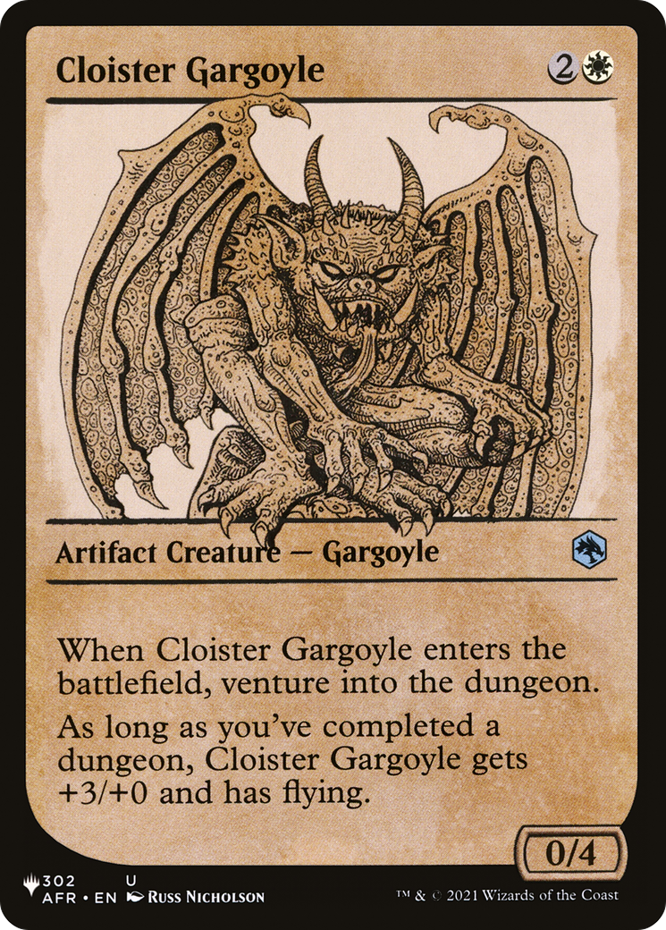 Cloister Gargoyle (Showcase) (LIST-AFR-302) - The List: (Showcase)