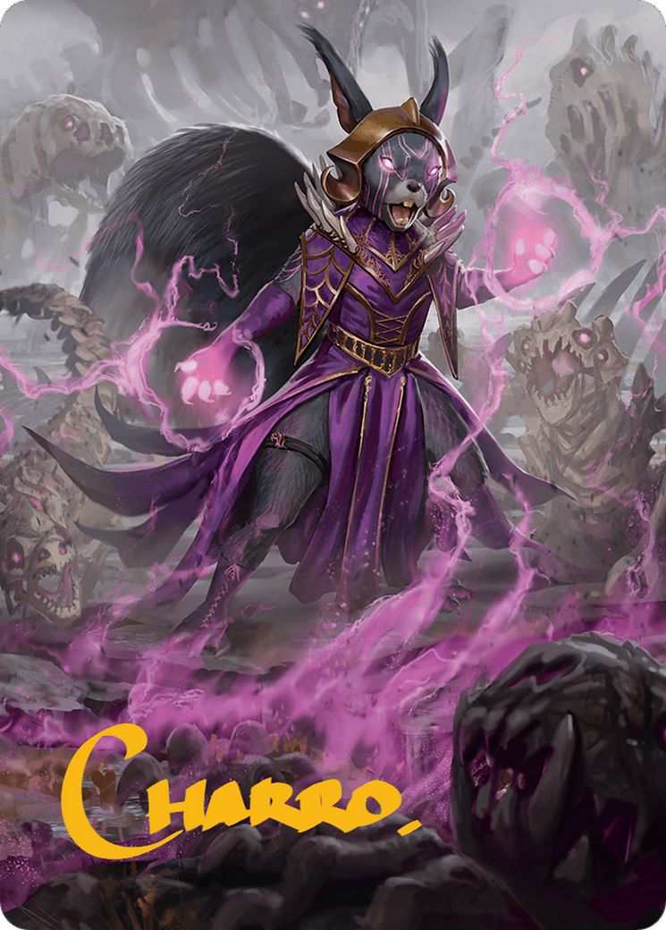 Liliana of the Dark Realms // Liliana of the Dark Realms (ABLB-051) - Bloomburrow Art Series (Borderless) Foil