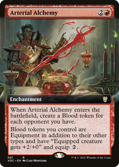 Arterial Alchemy (Extended Art) [Innistrad: Crimson Vow Commander]