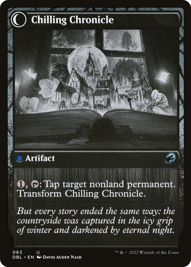 Mysterious Tome (DBL-063) - Innistrad: Double Feature: (Double Faced Transform) Foil