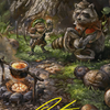 Sylvan Scavenging // Sylvan Scavenging (AFDN-046) - Foundations Art Series (Borderless)
