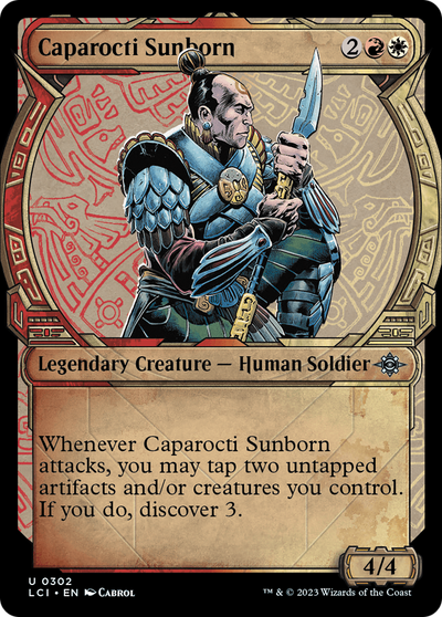 Caparocti Sunborn (Showcase) (LCI-302) - The Lost Caverns of Ixalan: (Showcase) Foil