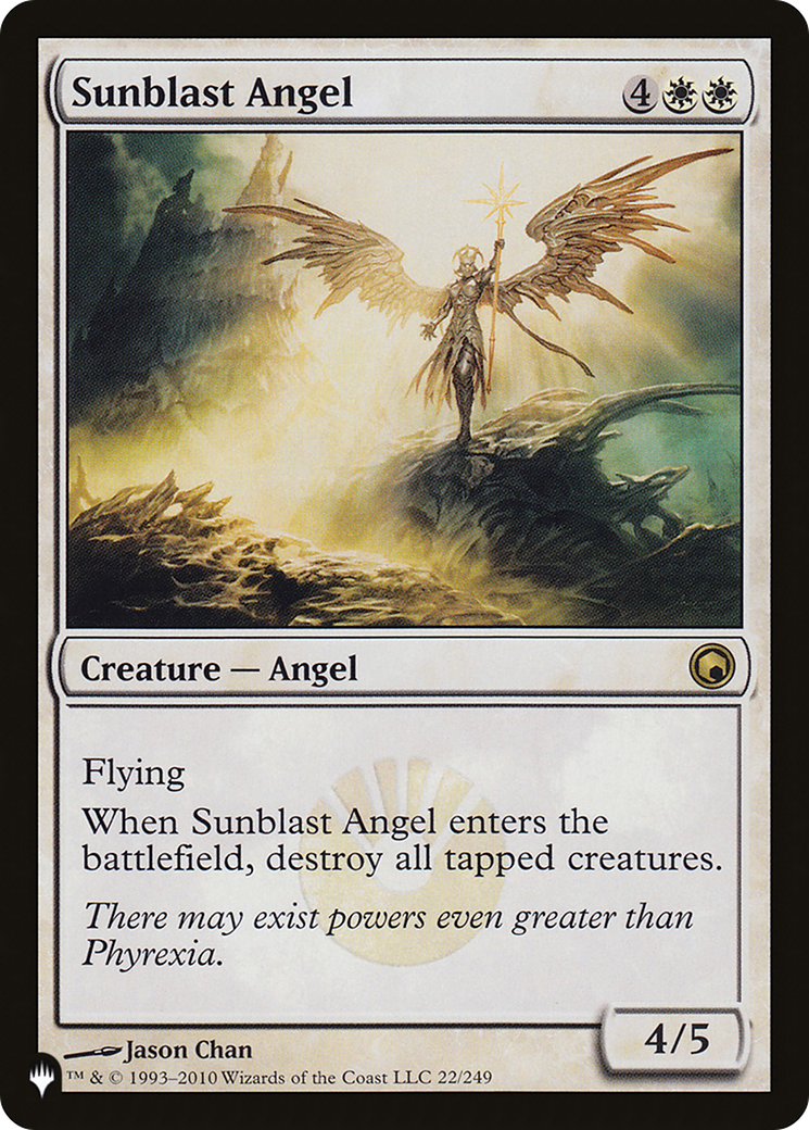 Sunblast Angel (LIST-022) - The List Foil
