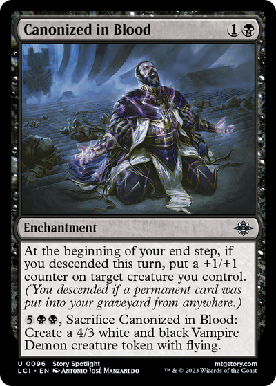 Canonized in Blood (LCI-096) - The Lost Caverns of Ixalan Foil