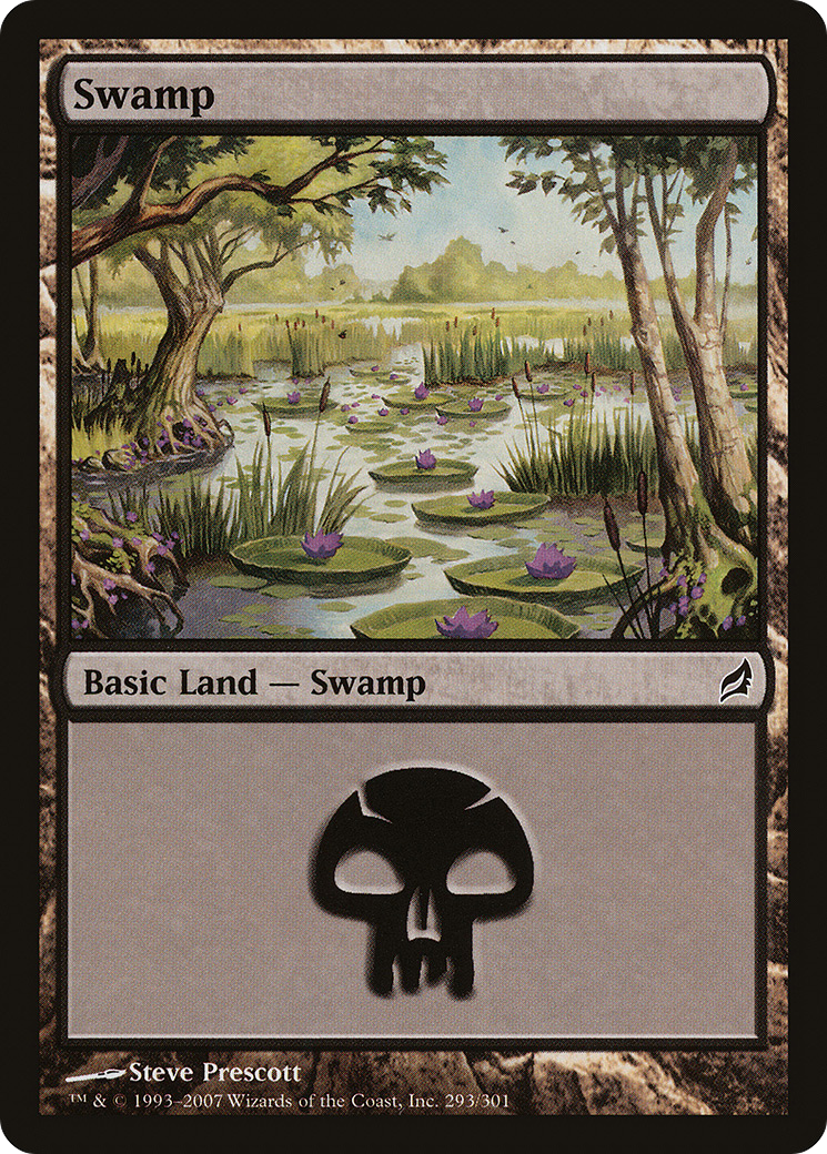 Swamp (293) (LRW-293) - Lorwyn Foil