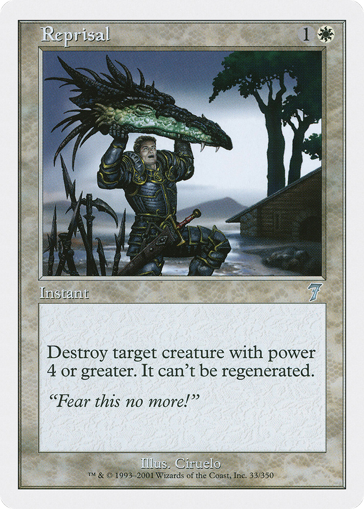 Reprisal (7ED-033) - 7th Edition Foil