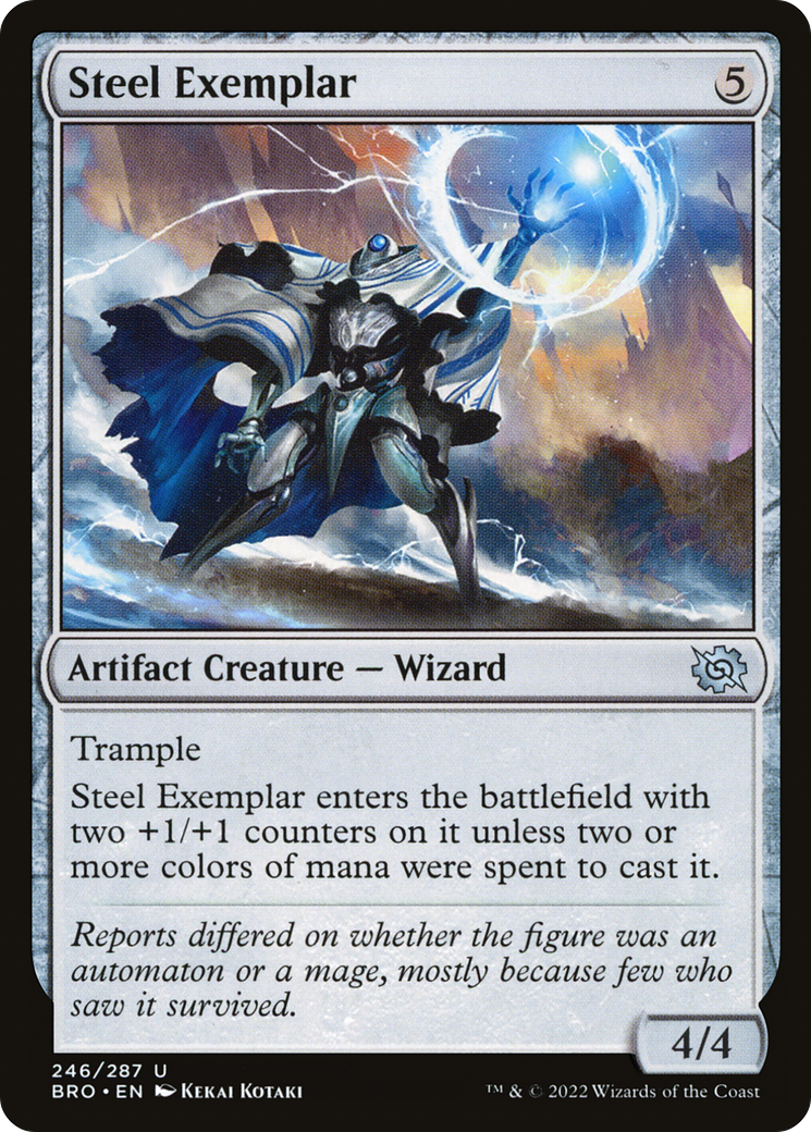 Steel Exemplar (BRO-246) - The Brothers' War Foil