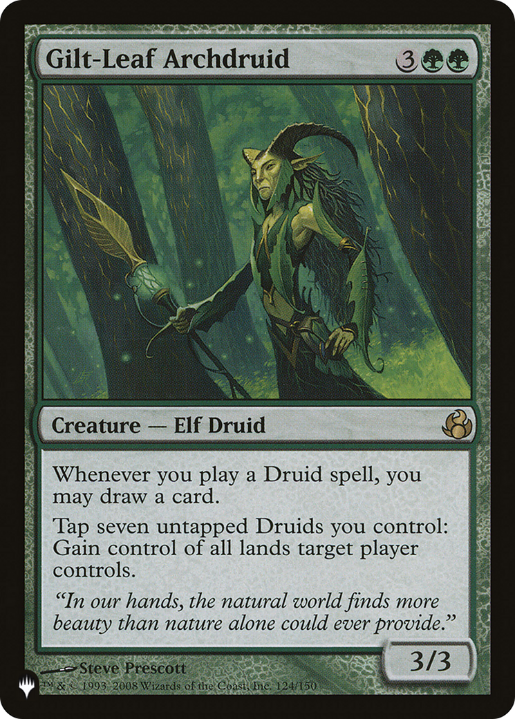 Gilt-Leaf Archdruid (LIST-124/150) - The List