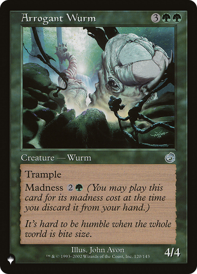 Arrogant Wurm (LIST-120/143) - The List