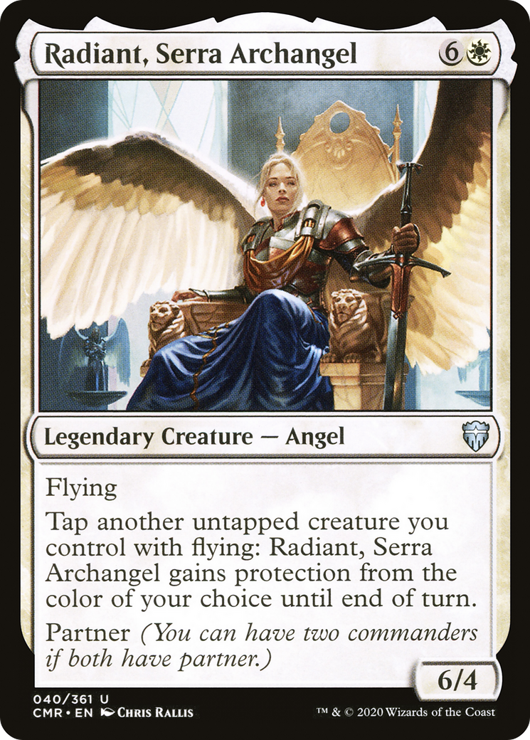 Radiant, Serra Archangel (CMR-040) - Commander Legends