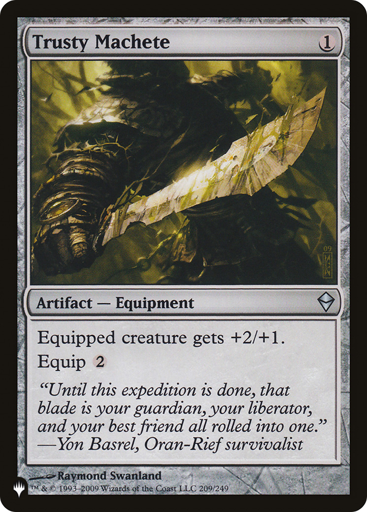 Trusty Machete (LIST-ZEN-209) - The List