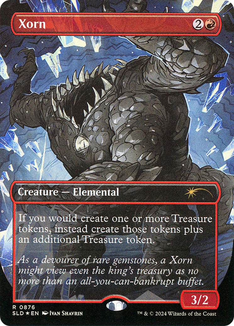 Xorn (0876) (Rainbow Foil) (SLD-876) - Secret Lair Drop (Borderless) Foil
