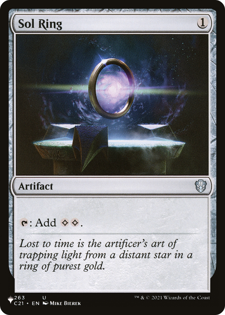 Sol Ring (C21) (LIST-263) - The List