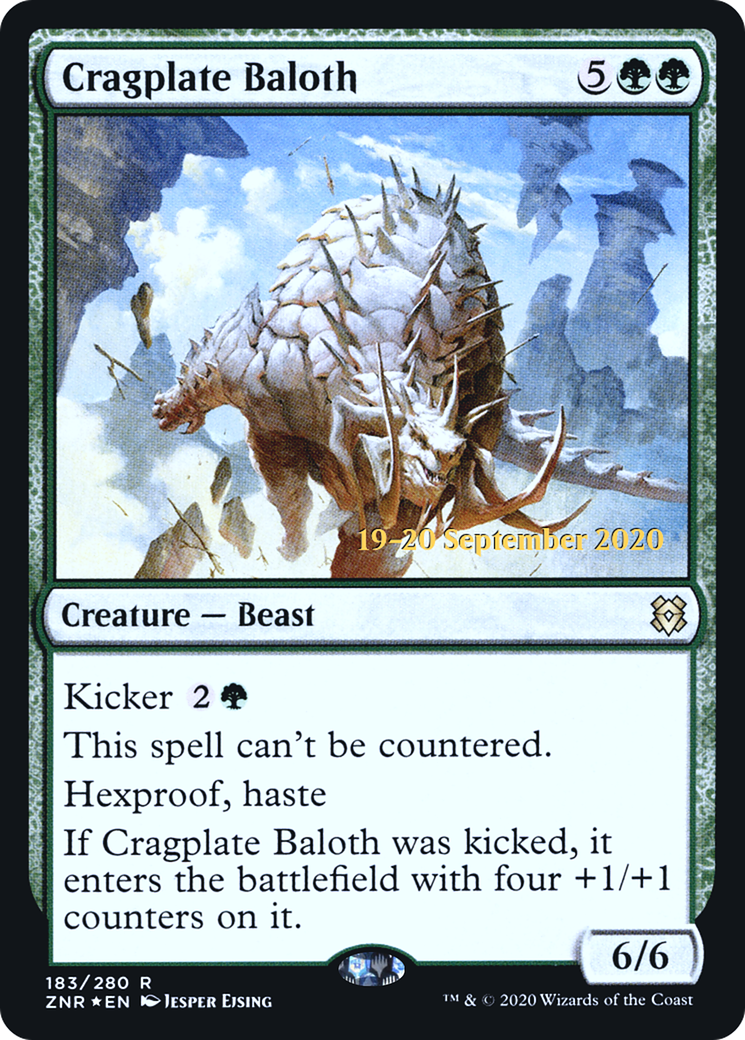 Cragplate Baloth (PRE-183) - Zendikar Rising Promos Foil