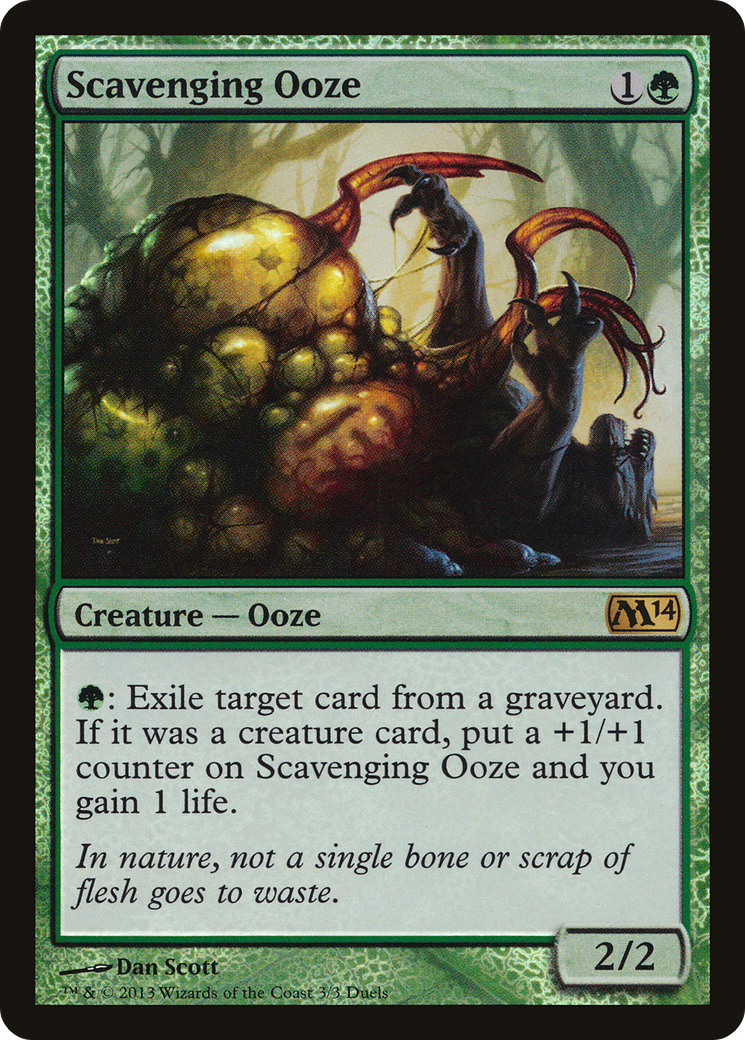 Scavenging Ooze (MEDIA-001) - Duels of the Planeswalkers 2014 Promos Foil