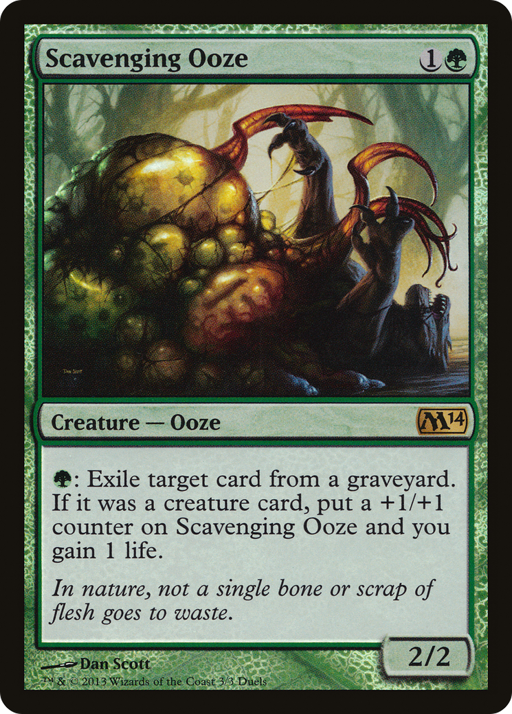 Scavenging Ooze (MEDIA-001) - Duels of the Planeswalkers 2014 Promos Foil