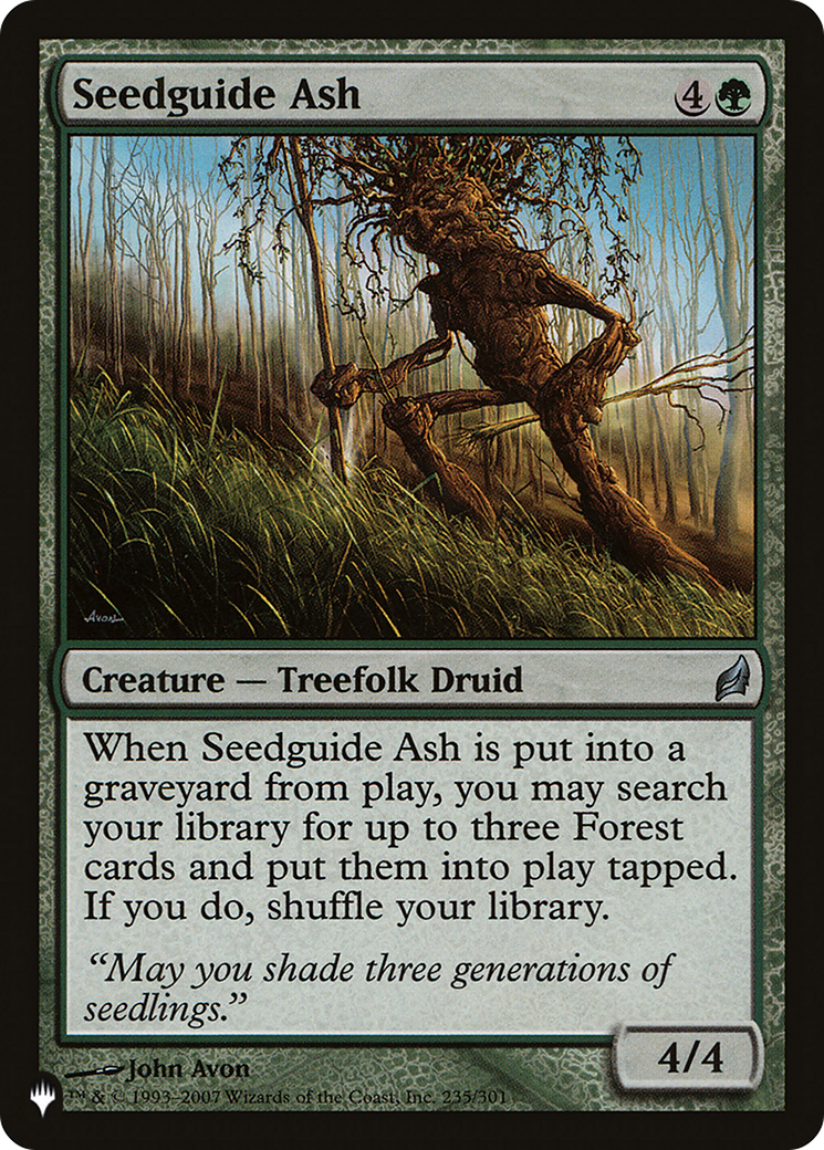 Seedguide Ash (LIST-235/301) - The List