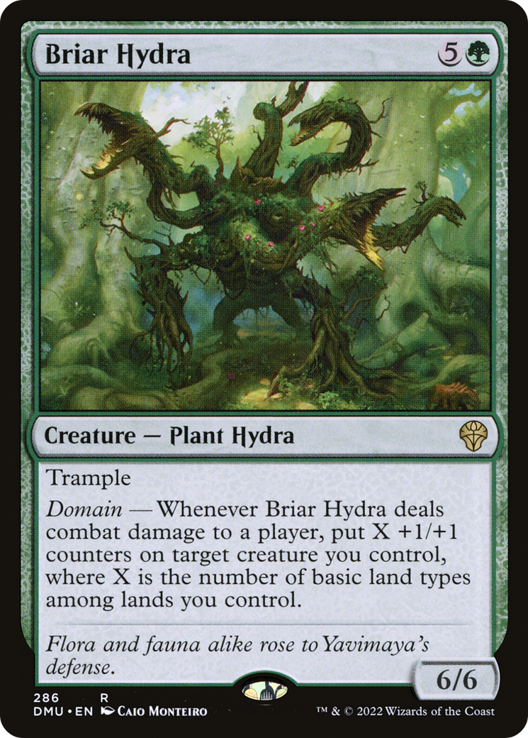 Briar Hydra (286) (DMU-286) - Dominaria United Foil