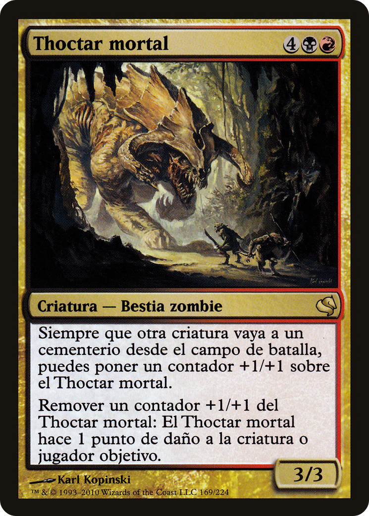 Deathbringer Thoctar (Spanish) - "Thoctar mortal" (PS11-169) - Salvat 2011