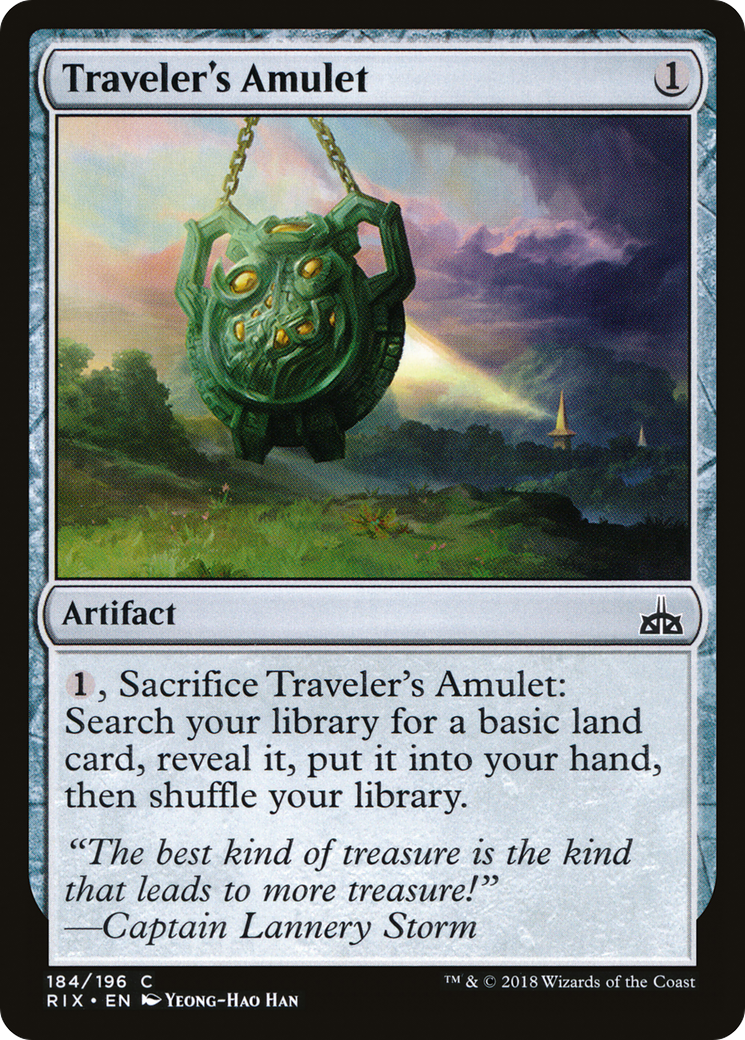 Traveler's Amulet (RIX-184) - Rivals of Ixalan Foil