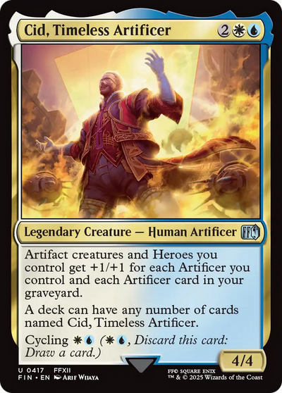 Cid, Timeless Artificer (FIN-417) - FINAL FANTASY Foil
