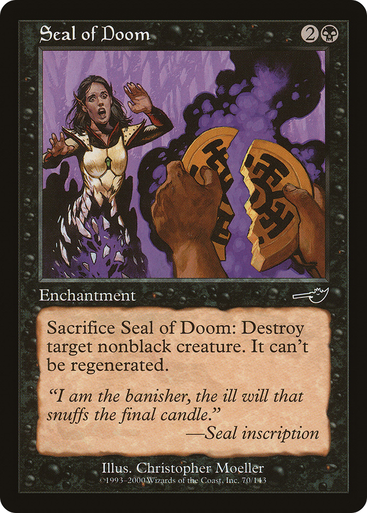 Seal of Doom (NMS-070) - Nemesis Foil