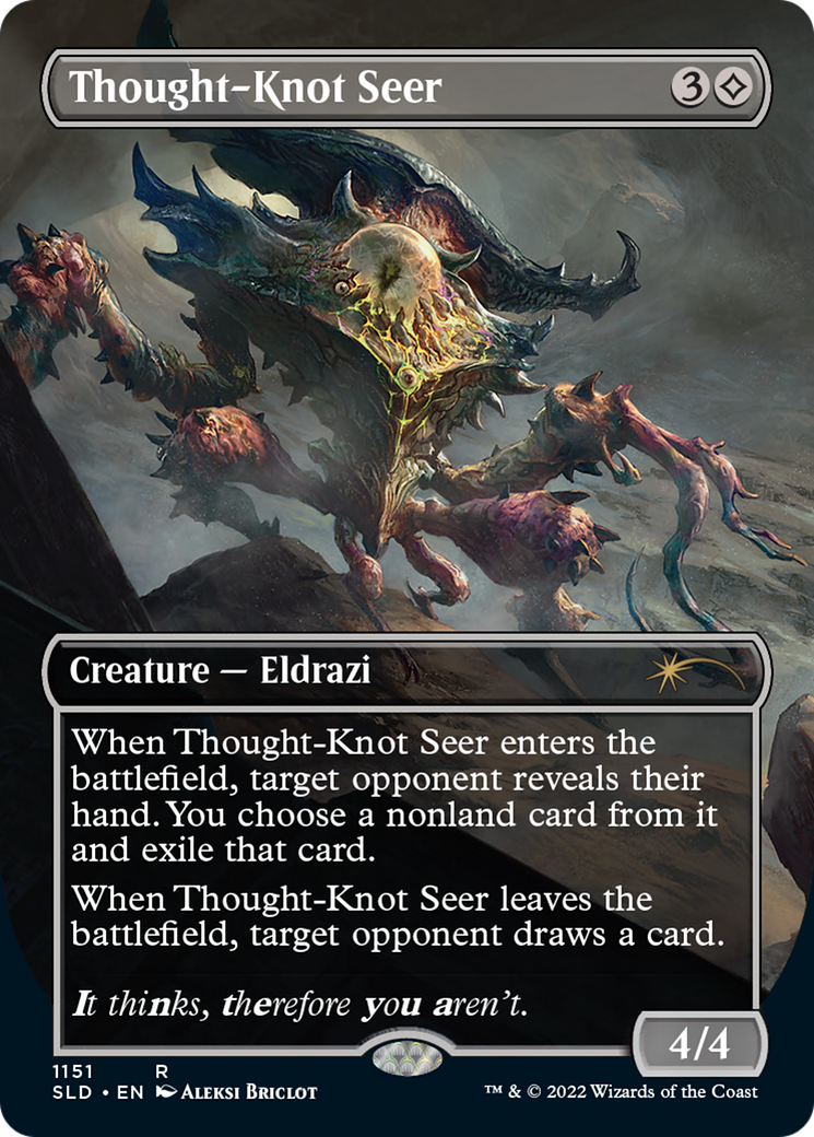 Thought-Knot Seer (1151) (SLD-1151) - Secret Lair Drop (Borderless)