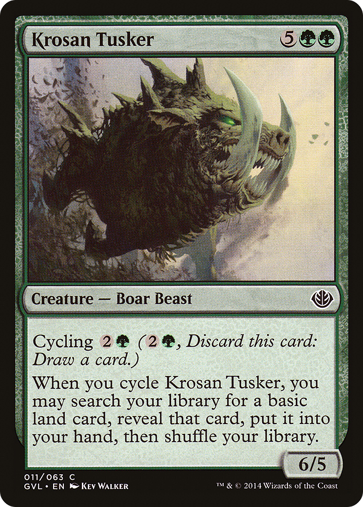 Krosan Tusker (DD3-) - Duel Decks Anthology: Garruk vs. Liliana