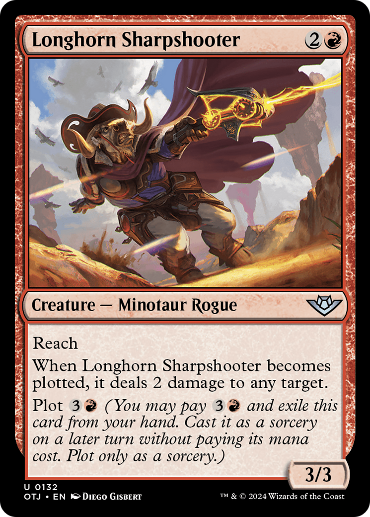 Longhorn Sharpshooter (OTJ-132) - Outlaws of Thunder Junction