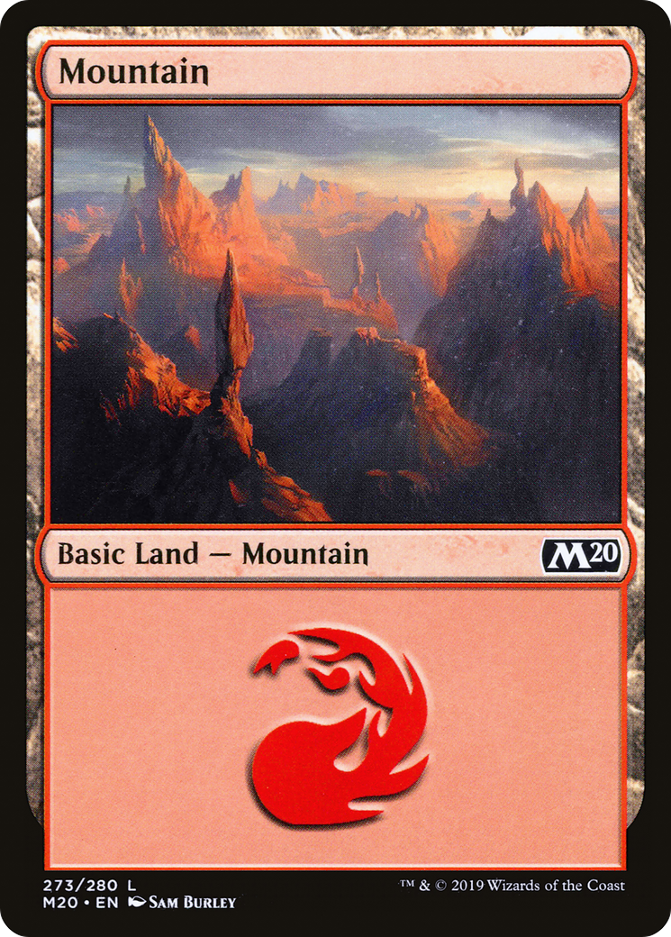 Mountain (M20-273) - Core Set 2020 Foil